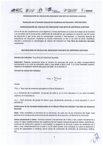 Res-019-Tasa neta de asistencia ajustada total