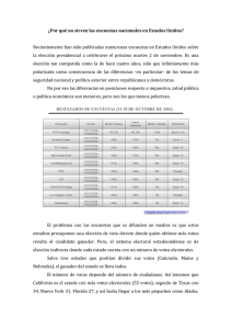 ¿Por qué no sirven las encuestas nacionales en Estados Unidos