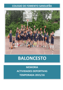 memoria de baloncesto - Fomento de Centros de Enseñanza