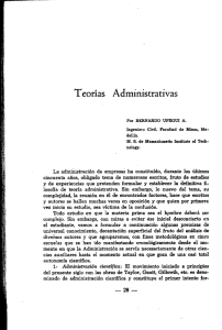 Teorías administrativas - Publicaciones