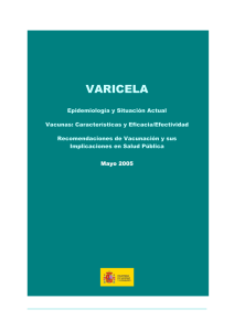 varicela - Ministerio de Sanidad, Servicios Sociales e Igualdad