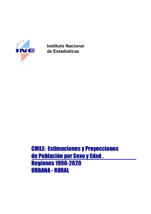 CHILE: Estimaciones y Proyecciones de Población por Sexo y Edad