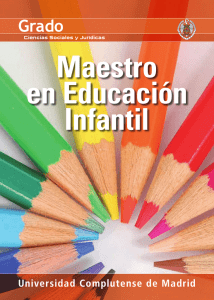 Maestro en Educación Infantil - Universidad Complutense de Madrid
