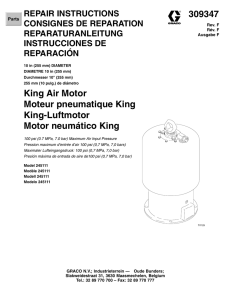 309347F King Air Motor Repair, English, French, German, Spanish