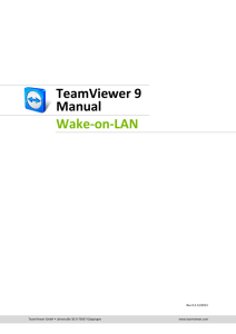 Manual de TeamViewer 9 – Wake-on-LAN