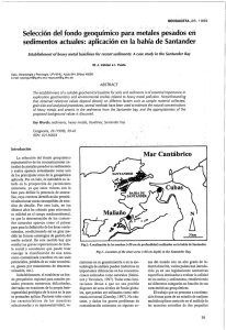 sedimentos actuales - Sociedad Geológica de España