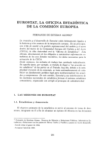 eurostat, la oficina estadística de la comisión europea