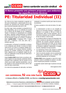 PE: Titularidad Individual (II) - Comfia-CCOO