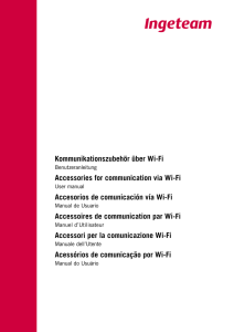Accesorios de comunicación vía Wi-Fi