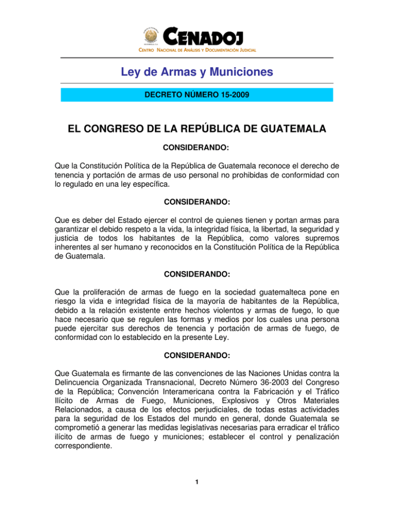 Ley de Armas y Municiones Una guía paso a paso de los trámites