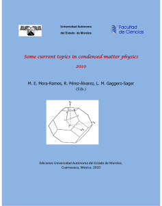 Some current topics in condensed matter physics 2010