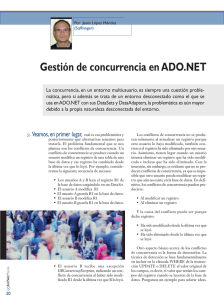 Gesti.n de concurrencia en ADO.NET
