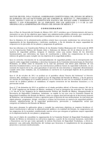 Reglamento Interior de la Comisión Estatal de Seguridad