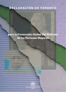 Declaración de Toronto para la Prevención Global del