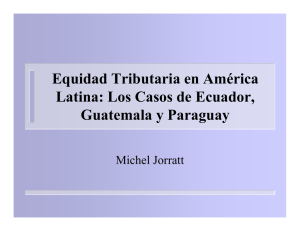 Progresión de Tasas Medias - Comisión Económica para América