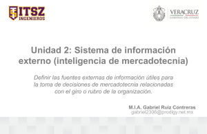 Sistema de información externo (inteligencia de