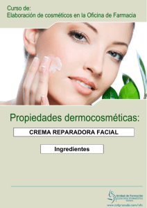 crema reparadora facial - Colegio Oficial de Farmaceuticos de
