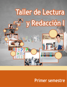 Taller de Lectura y Redacción I - Dirección General del Bachillerato