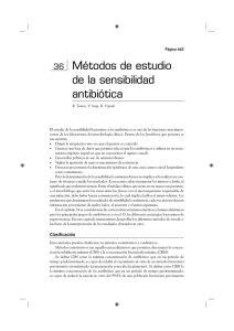 Métodos de estudio de la sensibilidad antibiótica