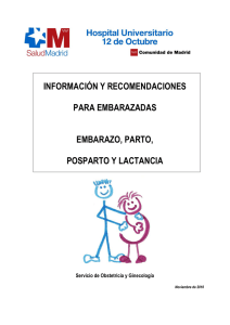 información y recomendaciones para embarazadas embarazo