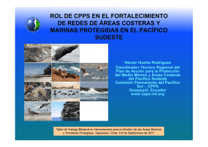 Rol de CPPS en fortalecimiento de red de AMCP en Pacifico
