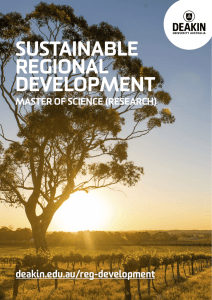 sustainable regional development
