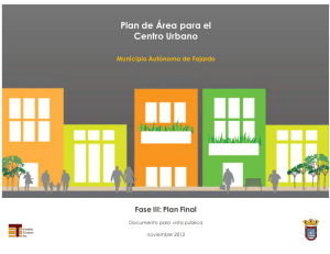Plan de Área para el Centro Urbano