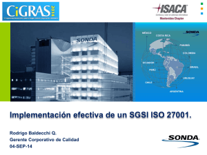 Implementación efectiva de un SGSI ISO 27001