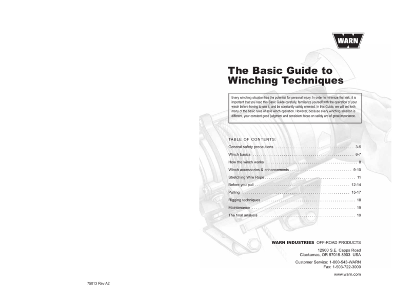 The Basic Guide to Winching Techniques