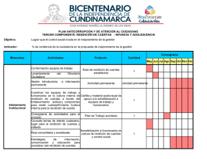 Objetivo: Lograr que el control social incida en el mejoramiento de