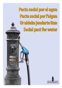 Pacte social per l`aigua