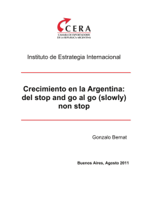 Crecimiento en la Argentina: del stop and go al go (slowly) non stop