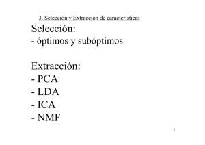 Extracción y Selección de Características