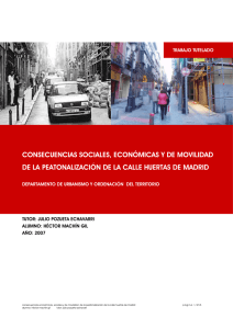 consecuencias sociales, económicas y de movilidad