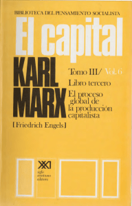 El capital Tomo III vol. 6