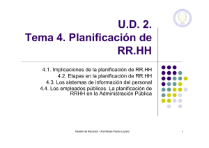 UD 2. Tema 4. Planificación de RR.HH - OCW
