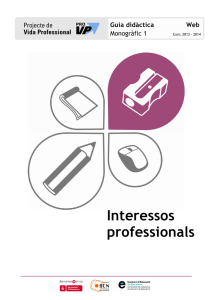 Interessos professionals - Consorci d`Educació de Barcelona