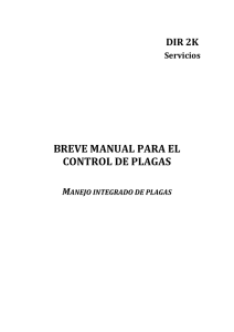 breve manual para el control de plagas