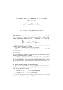Prácticas Tema 6. Modelos de ecuaciones simultáneas