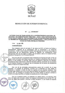 R. Superintendencia Nº 095-2015