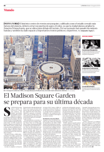 El Madison Square Garden se prepara para su última