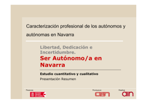Ser Autónomo/a en Navarra - Gobierno