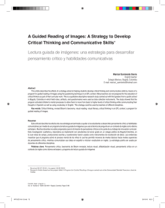 A Guided Reading of Images: A Strategy to Develop Critical
