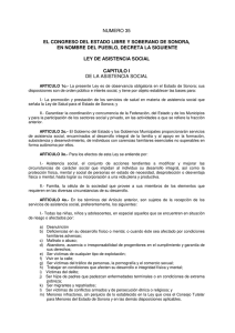 Ley de Asistencia Social - Secretaría de la Contraloría General