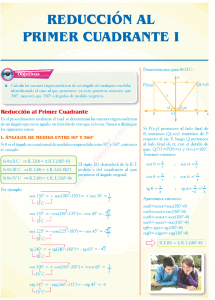 Page 1 REDUCCIÓN AL PRIMER CUADRANTE C e Calcula las