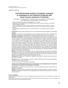Cost-effectiveness analysis of ticagrelor compared to clopidogrel for