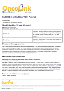 Cytarabine (Cytosar-U®, Ara-C)