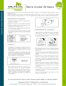 Sierra circular de banco