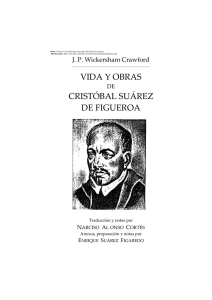 Vida y obras de Cristóbal Suárez de Figueroa