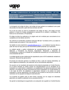 Tercer Informe - Unidad de Gestión Pensional y Parafiscales